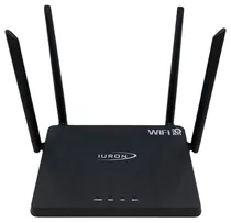 Roteador Sem Fio Iuron 1800 Dual-Band Wifi 6 1800MBPS Preto