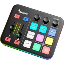 Misturador de Áudio Maono G1 Neo RGB - Preto