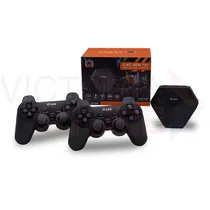 Game Stick Consola Portátil Keen X6 1500 Jogo 2.4G Dois Controles Sem Fio