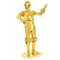 Fascinations Inc Metal Earth MMS270 Star Wars Gold C-3PO