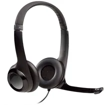 Headset Logitech H390 981-000014 USB - Preto