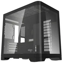 Gabinete Gamer Aigo ARC1, Mid Tower, M-ATX, Vidro Tempereado, Preto
