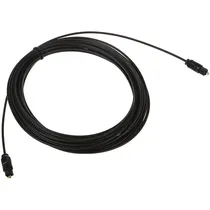 Cabo de Áudio Optico Digital Toslink (10 Metros) - Preto