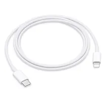 Cabo Apple MM0A3AM/A Original USB-C para Lightning 1 Metro - Branco