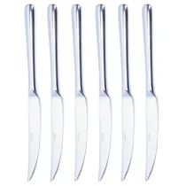 Jogo de Facas 6 Peças Aço Inox