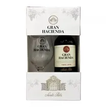 Vinho Chileno Gran Hacienda Tinto Kit 1 Garrafa 750ML + 1 Taça Personalizada