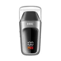 Barbeador Eletrico Portátil HTC AR-119 / 5W / Recarregavel - Preto