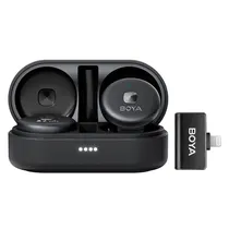 Microfone Lapela Boya Omic-D (2TX+1RX) Wireless Lightning White
