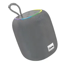 Speaker Quanta QTSPA10 com Bluetooth/10W/RGB - Cinza