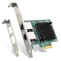 Placa PCI Exp Red Dual RJ45 Dual Gigabit Ethernet 10/100/1000  Placa PCI E...