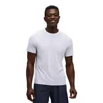Hoka Remera Airolite Run Short 1151071-BLK (T) s White