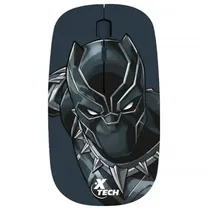 Mouse X-Tech Pantera Negra XTM-M340BP Óptico Wireless