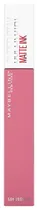 Batom Liquido Maybelline Super Stay Matte Ink 180 Pink Revolutionary - 5ML