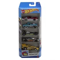 Hot Wheels HW Flames 5 Pack Draft Drag Strip HTV54
