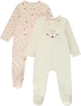 Macacão para Bebê Orchestra HB0129-Ecr - Feminino (2 Unidades)