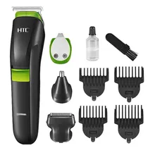 Máquina de Cortar Cabelo HTC AT-1211 4 Em 1 Recarregável