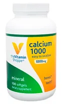 Calcium 1000 The Vitamin Shoppe Mineral (100 Cápsulas)