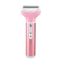 Barbeador Portatil Mini Shaver XD-3011 com 5 Acessórios / Recarregavel - Rosa