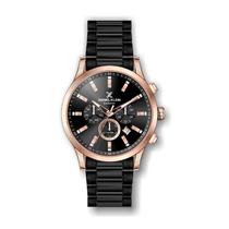 Relogio Analogico Masculino Daniel Klein Exclusive DK.1.12353-5 - Rosa Ouro e Preto