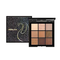 Paleta de Sombras de Ojos Henlics Bright Shine 9 Color