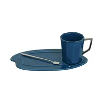 Juego de Taza Y Plato Concepts 087-740037 Con Cuchara