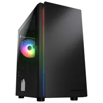 Gabinete Cougar Purity RGB 1FAN Black Mini Tower Purity RGB  Gabinete Co...