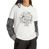 Vans Remera Fem Wellness SS BFF VN000HJ0FS8 (T) XS Blanco