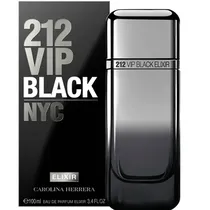 Perfume Carolina Herrera 212 Vip Black Elixir Edp Masculino - 100ML