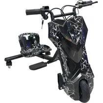 Triciclo Electrico Hye TR02 8.5" 80KG 250W - Black/White Lightning