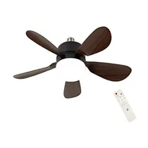 Ventilador Sate A-F27401 Techo c/Lampara 30W Marron Oscuro
