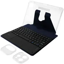 Capa + Teclado Magnético para iPad Pro de 11" 4LIFE FL11P360CTDB - Dark Blue (Inglês)