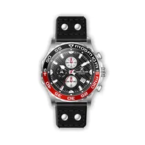 Relógio Analógico Masculino Daniel Klein Exclusive DK.1.12384-3 com Pulseira de Couro - Prata e Preto