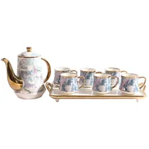 Conjunto de Porcelana para Cha e Café 8PÇ.