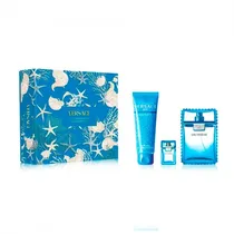 Kit Perfume Versace Man Eau Fraiche Masculino 3PCS