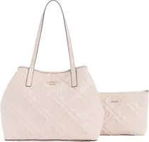 Bolsa Guess QM931828 Feminina - Light Beige Logo