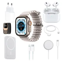 Smartwatch X8 Plus -Bluetooth - com Fone de Ouvido e Carregador Magnético - Silver
