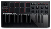 Akai MPK Mini MK3 Black – Controlador Midi com 25 Teclas