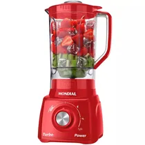 Liquidificador Mondial Turbo Vermelho L-99FR 220V 50/60HZ