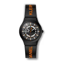 Relógio Analógico Masculino Daniel Klein DKLN DK.1.12275-9 - Preto e Laranja