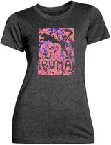 Camiseta Puma Graphic Script 526189A 05 - Feminina