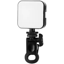 Luz LED Satellite A-RMY83 Tri-Color de 5.5 Watts Recarregável - Branco/Preto