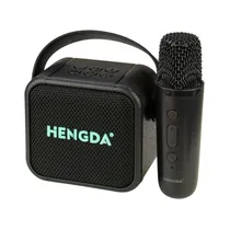 Speaker Hengda HD-10017 - Karaoke - 5W - Bluetooth - Preto