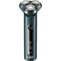 Aparador Elétrico VGR V-310 Waterproof Recarregável - Preto/Verde
