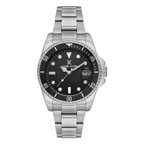Relogio Analogico Feminino Daniel Klein DK.1.13880-1 Premium Ladies / Pulseira de Aço Inoxidável - Prata/Preto