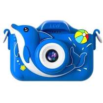 Camera Infantil Luo LU-X211 com Display Blue