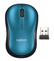 Mouse Logitech M185/2.4 GHZ Sem Fio - Azul