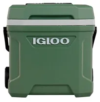 Caixa Térmica Igloo com Rodas Ecocool Vintage 16QT - Verde