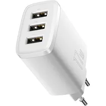 Carregador de Energia Baseus CCXJ-020102 3USB 17W - Branco