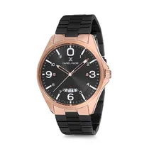 Relógio Analógico Masculino Daniel Klein Premium DK12107-5 - Preto e Dourado