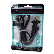 Cabo USB-A / Lightning Luo LU-1107 1 Metro / Nylon - Color Mix